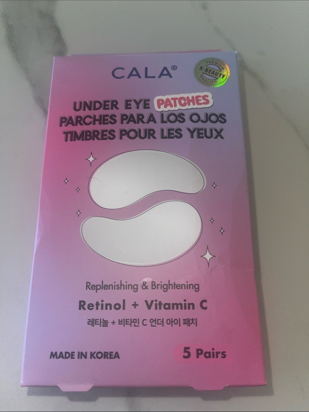 CALA Under Eye Patches Made in KOREA 4 pairs